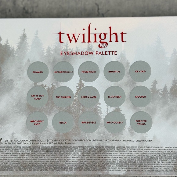 Twilight x ColourPop 10-Piece Complete Collection - NEW, Unopened! - Picture 6 of 6